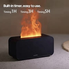 Umidificador de ar, Difusor colorido do aroma de chama criador de fresco Air