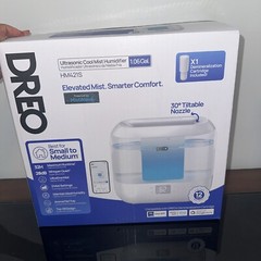 Dreo Smart Humidifier, Cool Mist Humidifiers for Bedroom, Quiet 4L Top Fill Ultr
