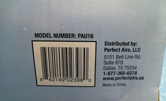 Perfect Aire Ultrasonic Cool Mist Humidifier (PAU16)