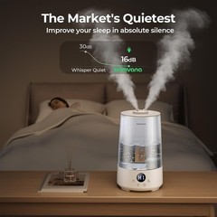 3.6L Top-Fill Cool Mist Humidifier & Diffuser