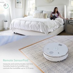 TruSens Clean Mist Ultrasonic 8L Humidifier With UV-C Light, Humidity Sensor