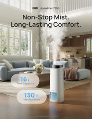 DREO 16L Smart Humidifier Large Room 1000 Ft², 130H Cool Mist Air Humidifiers fo