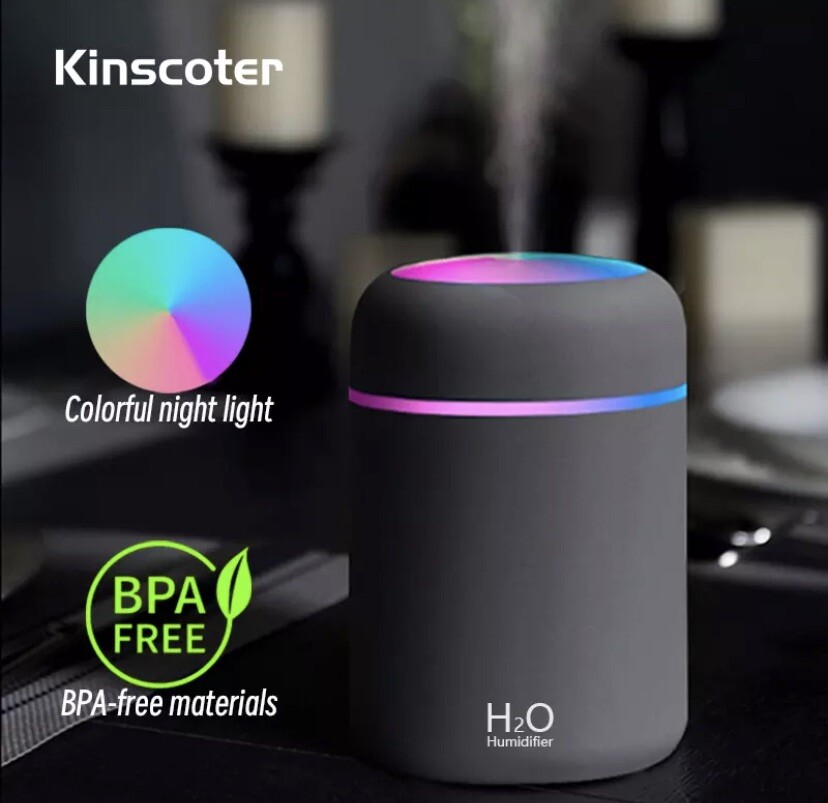 300ml Air Humidifier Ultrasonic Aroma Essential Oil Diffuser Mist