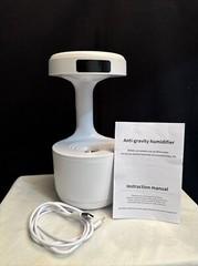 Smooth sailing antigravity humidifier – white – water droplets – cool mist