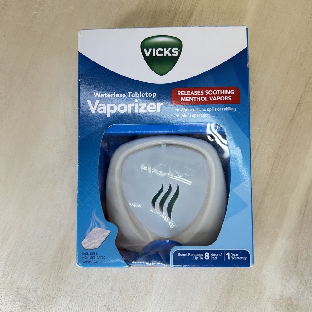 Vicks Waterless Tabletop Vaporizer V1800-BXN-V White