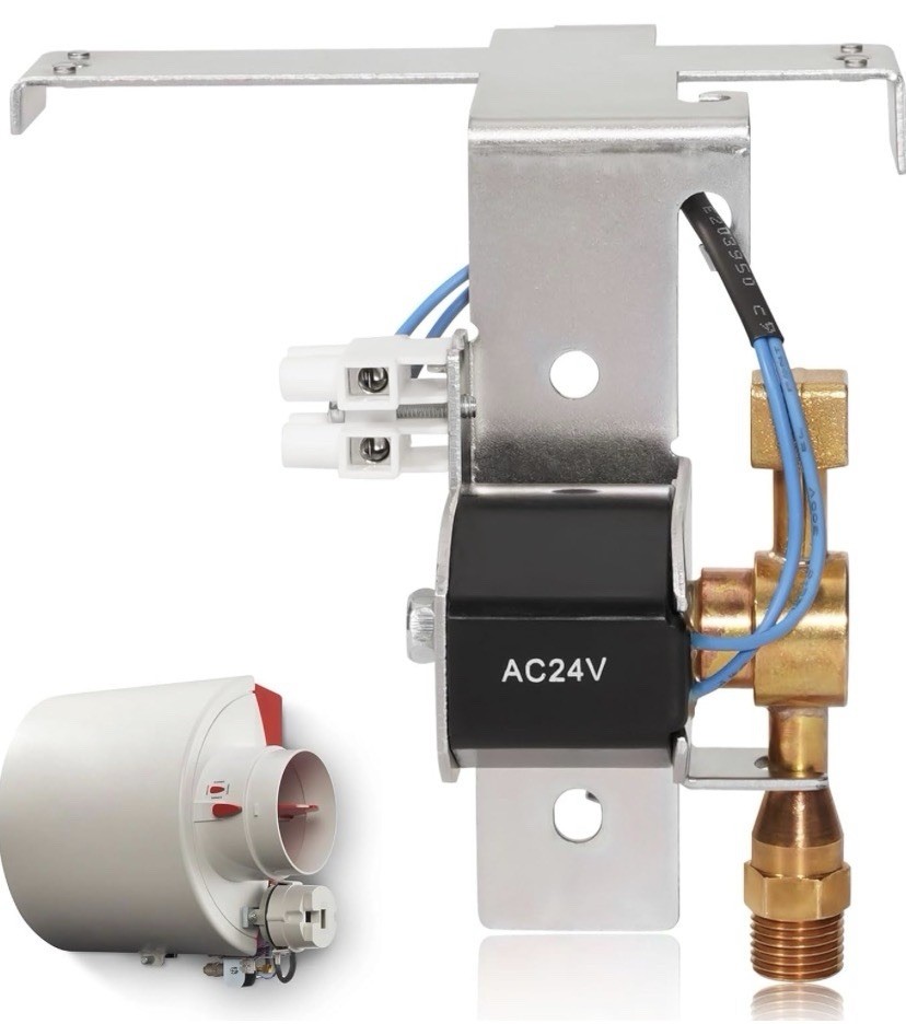 AC Solenoid Valve 24V Compatible with Honeywell Humidifier HE240(A)