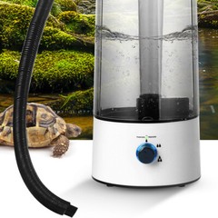 Electric Reptile Humidifier Fogger Adjustable Fog Mist 4L Water Tank for Pet