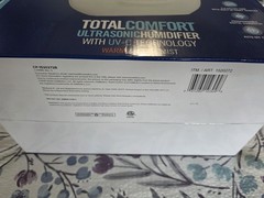 HoMedics TotalComfort Ultrasonic Humidifier with UV-C Technology Warm Cool Mist