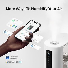 DREO 6L Smart Humidifiers for Bedroom, Warm and Cool Mist for Large Room | 60…