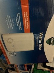 NEW Vicks Warm Mist Humidifier Large Model V745WB Filter Free 1 Gallon W/ Vicks