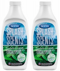 BestAir FSE-PDQ-6 Eucalyptus Scent Humidifier Water Treatment – Pack of 2