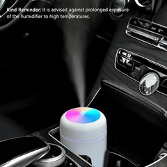 Portable Mini Humidifier, Colorful, Cool Mist, USB Powered. Perfect for Bedroom,