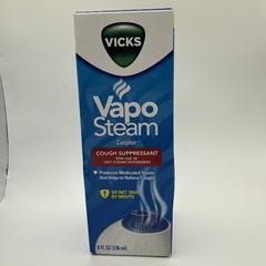 Vicks Vapo Steam Camphor for Hot Steam Humidifier Cough Suppressant 8oz