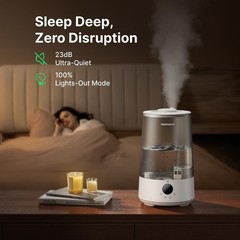Humidifiers for Bedroom Home, 3.6 L Cool Mist -Fill 34H Super Long Time, Quiet 1