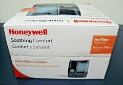 Honeywell HWM845BC Soothing Comfort Warm Mist Humidifier, Black