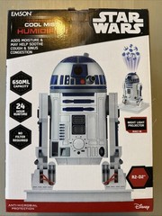 Star Wars R2D2 650ML Ultrasonic Cool Mist AntiMicrobial Humidifier & Night Light