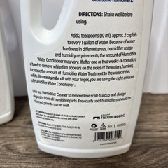 Lot Of 2 BestAir Ultra-Treat Humidifier Ultrasonic Water Conditioner 32 oz