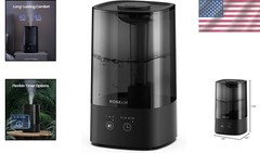 Large Room 4.5L Humidifier for Baby & Adult Comfort with Timed Mist Control