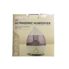 Ambiano LED Ultrasonic Humidifier Unisex OS White 1.3L Aroma Diffuser LUH1.3 NEW