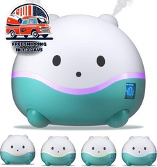 Humidificador, difusor y luz nocturna, 3 niveles de intensidad de niebla NUEVO