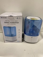 Humidifiers for Bedroom, ZOESURE 4L Top Fill Cool Mist Humidifier Work with A…