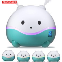 Humidifier Diffuser Night Light 1.6L Room Aromatherapy Adjustable Mist 7 LED
