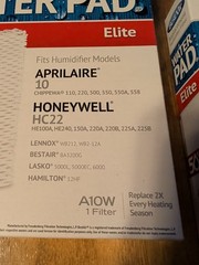 Best Air Replace Humidifier Filter LOT OF 2 Aprilaire 10 Honeywell HC22