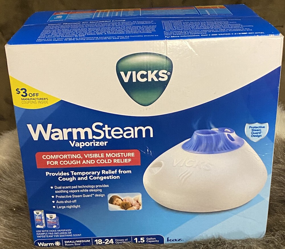 Vicks V150SGN2 Warm Steam 1.5 Gallon Steam Vaporizer New