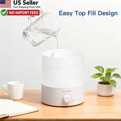 MEGAWISE 1.5L Large Cool Mist Humidifier Ultrasonic Aroma Diffuser FROM USA
