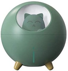 LED Light Humidifier Pet Planet Cat Ultrasonic Aroma Essential Oil Home Diffuser