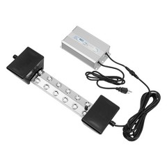 12-Head 110V Ultrasonic Mist Maker Kit Pond Fogger Mister Machine w/2 Buoy NEW!