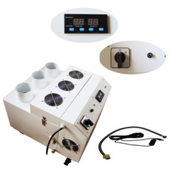 Three Holes Ultrasonic Humidifier Industrial Cooler Sprayer Time Control 24kg/h
