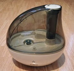 Pure Enrichment MistAire Silver Ultrasonic Cool Mist Humidifier Auto ShutOff