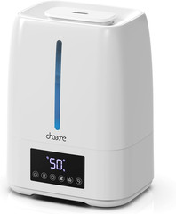 Humidifier 6L Cool & Warm Mist Top Fill Quiet w/ Timer Diffuser White