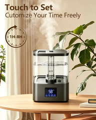 KZF 4L Top Fill Humidifiers for Bedroom & 40H Runtime – Cool Mist Humidifier