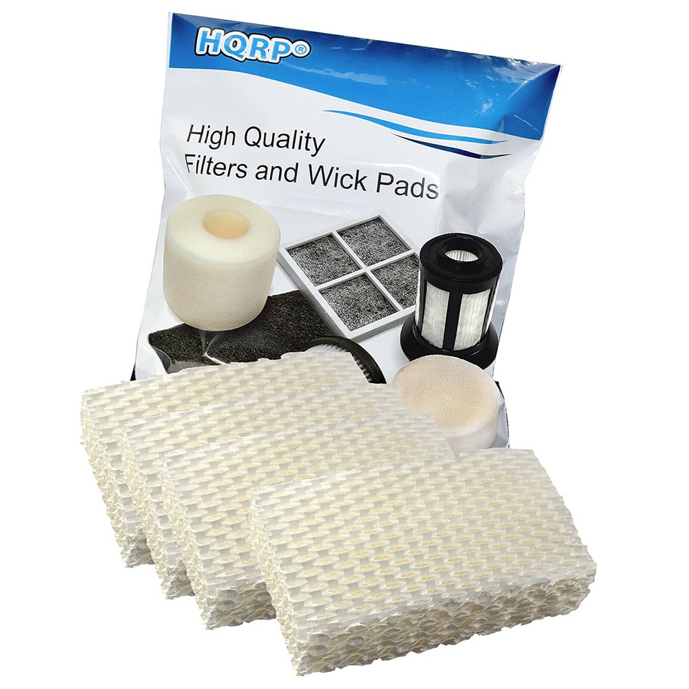 4-Pack HQRP Wick Filter for Relion RCM832 RCM-832 RCM-832N / D13-C WF813 HC832