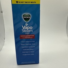 Vicks Vapo Steam Camphor for Hot Steam Humidifier Cough Suppressant 8oz