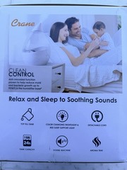 Crane EE-5301CW Drop Ultrasonic Cool Mist Humidifier – Clear & White
