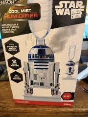 Star Wars 9706D R2D2 550ML Ultrasonic Cool Mist Personal Humidifier, 9.75 Inches