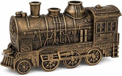 300ML Vintage Train Aroma Diffuser, Remote Control LED Mist Humidifier