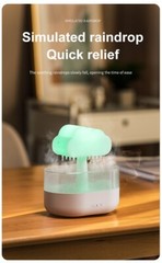AUSHA Rain Cloud Humidifier Aroma Diffuser LED Night Light USB Air Mist Maker
