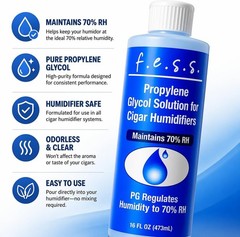 16 Oz Cigar Humidifier Solution – Propylene Glycol for Optimal Freshness