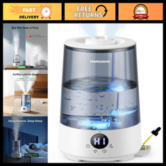 Cool Mist Humidifier for Bedroom, 3.6L Top-Fill, 34H Quiet Ultrasonic, BPA Free,