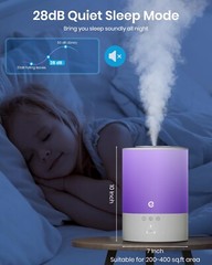 OB Esemoil Cool Mist Humidifiers for Bedroom Large Room 2.5L Smart WiFi Baby Air