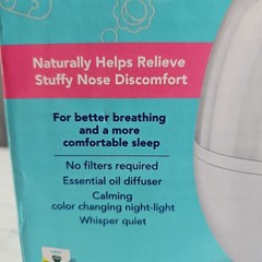 Vicks 3-in-1 Sleepy Time Humidifier Diffuser Nightlight, VUL500