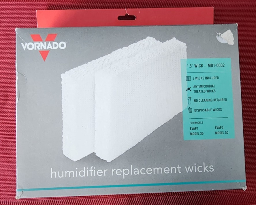 (1-2pk)-Vornado Replacement Evaporative Humidifier Wick Filter MD1-0002