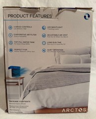 ARCTOS TVL2105 Tabletop Portable Air Cooler – White, New In Box