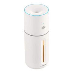 Vissani Portable Humidifier Cool Mist USB-C LED Antimicrobial White 150 sq ft