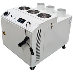 110V 3.6HP Ultrasonic Industrial Humidifier Humidity Control 27KG 3 Mist Outlets