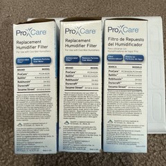 3 NEW ProCare Replacement Cool Mist Humidifier Filters PCWF813 Lot Genuine OEM